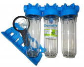 Atlas 10" Housing 3 Lü Boş Filtre Kabı Bina Girişi ve Kuyu Suyu thumbnail 6