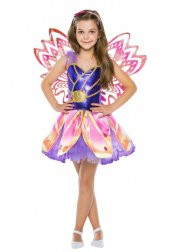 Winx Stella Kostüm Yeni 7-9 Yaş - 1