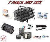 7 PARÇA MASA ÜSTÜ OFİS SETİ ÜCRETSİZ KARGO - 1