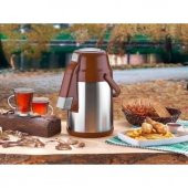 COOKER 2009 4,5 LT ÇİFT KATLI PASLANMAZ ÇELİK TERMOS thumbnail 2