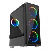 Frisby Gamemax FC-9270G Venom 4x12cm RGB Fanlı Kumandalı Gaming Oyuncu Bilgisayar Kasası - 1