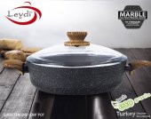 Leydi Marble Granit Karnıyarık Tencere 30cm - 1