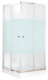 DURUL DUŞAKABİN KARE VE DİKDÖRTGEN ÇİZGİLİ 4MM CAM DUŞAKABİN - 4