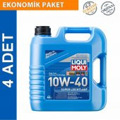 Liqui Moly Super Leichtlauf 10W-40 Motor Yağı 4 Lt (4 Adet) (9504) - 1