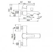 CREAVİT AVANGART BANYO GOLD BATARYA + DUŞ SETİ - AG2500G + SH411G thumbnail 3