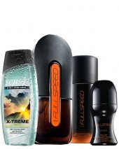 Avon Full Speed Erkek Parfüm Deodorant Rollon Duş Jeli Dörtlü Set - 1