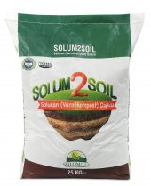 Solum2Soil 100 Organik Katı Solucan Gübresi 25 Kg - 1