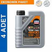 Liqui Moly Top Tec 4200 5W-30 Tam Sentetik Motor Yağı 1 Lt (4 Adet) (8972) - 1
