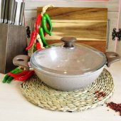 Gülsan Safran 24 cm Granit Wok Tava - 1