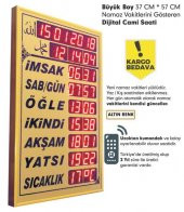 Vakitmatik Dijital Namaz Vakitlerini Gösteren Saat - 1