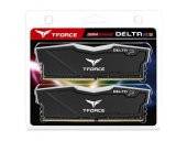Team T-Force Delta RGB Black 16GB (2x8GB) 3200MHz CL16 DDR4 Gaming Ram (TF3D416G3200HC16FDC01) thumbnail 4