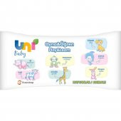 Uni Baby Oyna Öğren 12’li Islak Mendil - Puzzle Hediyeli - 3