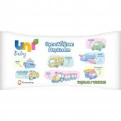 Uni Baby Oyna Öğren 12’li Islak Mendil - Puzzle Hediyeli - 4
