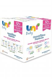 Uni Baby Oyna Öğren 12’li Islak Mendil - Puzzle Hediyeli - 2