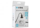 S-link Küp Akım Korumalı Priz 1.5m 4 lü+2 USB Hızlı Şarj Grup Priz - 6