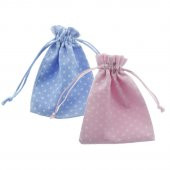 12 Adet 10x12,5cm Puanlı Kumaş Kese - 1