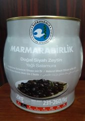 MARMARABİRLİK 2 KG SİYAH ZEYTİN 231-260 KALİBRE - 1