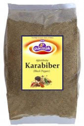 Karabiber Öğütülmüş 1000gr Parmak baharat 1 kg Toz - 1