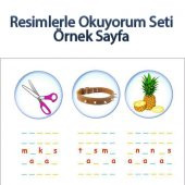 Resimlerle Okuyorum Seti, Otizm, Disleksi, Down Sendromu Kitabı - 2