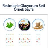 Resimlerle Okuyorum Seti, Otizm, Disleksi, Down Sendromu Kitabı - 4