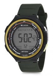 Jaga M1178-OFAF Su Geçirmez Haki Renk Dijital Erkek Kol Saati - 1