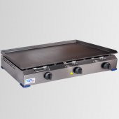 Tuğra DE-7400 80 cm Üçlü Sönme Emniyet Ventilli Doğalgazlı Eko Pleyt Izgara Gazmer Onaylı - CE Belgeli - 1