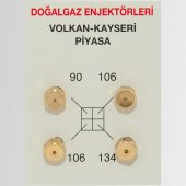 100 Takım Doğalgaz Dönüşüm Ocak Memesi PİYASA - 1