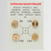 100 Takım Doğalgaz Dönüşüm Ocak Memesi Üniversal - 1