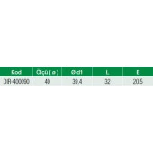 Formül PPRC 40 mm 90 Derece Dirsek PN25 (10 Adet) - 3