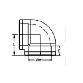 Formül PPRC 32 mm 90 Derece Dirsek PN25 (10 Adet) - 2