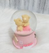 AYICIKLI KURMALI KAR KÜRESİ MÜZİK KUTUSU BÜYÜK BOY 15X10 CM - 2