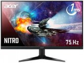21.5 ACER NITRO QG221Qbii FHD LED FreeSync 1MS(VRB) 75HZ Çerçevesiz Gaming Monitör - 1