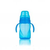 Mamajoo Yumuşak Uçlu Damlatmaz Eğitici Bardak 270ml / Mavi - 1