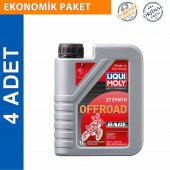 Liqui Moly 2T OffRoad Race 1 Lt Tam Sentetik Motor Yağı (4 Adet) (3063) - 1