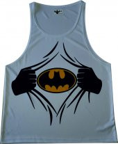 BATMAN SPORCU ATLETİ FİTNESS TANK TOP DİGİTAL BASKI - 1