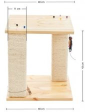 HONOVİ TEK KATLI KEDİ TIRMALAMA TAHTASI - 3