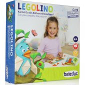Beleduc Legolino Tangram Kutu Oyunu Pal Oyuncak - 1