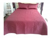 TAÇ YATAK ÖRTÜSÜ SETİ ÇİFT KİŞİLİK GRAND V1-BORDO - 2
