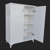Çok Amaçlı Dolap - Ayakkabılık – Banyo, Kiler Dolabı - 4 Bölmeli - 2