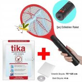 Şarjlı Sinek Raketi & Pencere Sinekliği 75 cm / 125 cm - 1