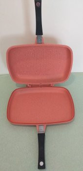 36 Cm Granit Çift Taraflı Mıknatıslı Tava thumbnail 3