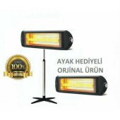 KUMTEL ECORAY INFRARED ISITICI ELEKTRİKLİ AYAKLI SOBA 2300 WATT - 1