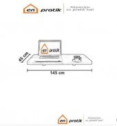 Katlanır Masa Açılır Kapanır Duvara Monte Mutfak Masası 45*145 - 2