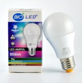 BIOLED 9W LED AMPÜL | 8Lİ PAKET ÜCRETSİZ KARGO - 1