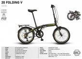 Ümit 20 Folding Katlanır Bisiklet 20 Jant V-Fren Aluminyum - 4