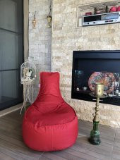 PUFUMO AKTİF ARMUT KOLTUK KIRMIZI ( EKONOMİK ) - 1