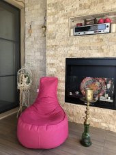 PUFUMO AKTİF ARMUT KOLTUK PEMBE ( EKONOMİK ) - 1