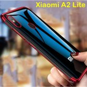 Xiaomi Mi A2 Lite İnce Köşeleri Renkli Şeffaf Kaliteli Kılıf - 1