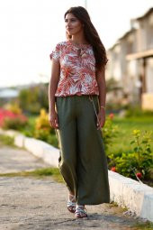 Yeşil Yazlık Pantolon - 2