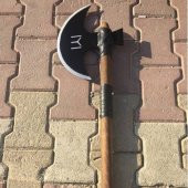 Turgut Alp Baltası 100cm düz saplı - 2